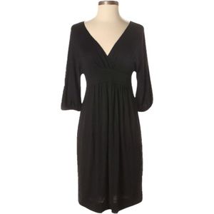 VINCE v-neck criss cross knit dress L